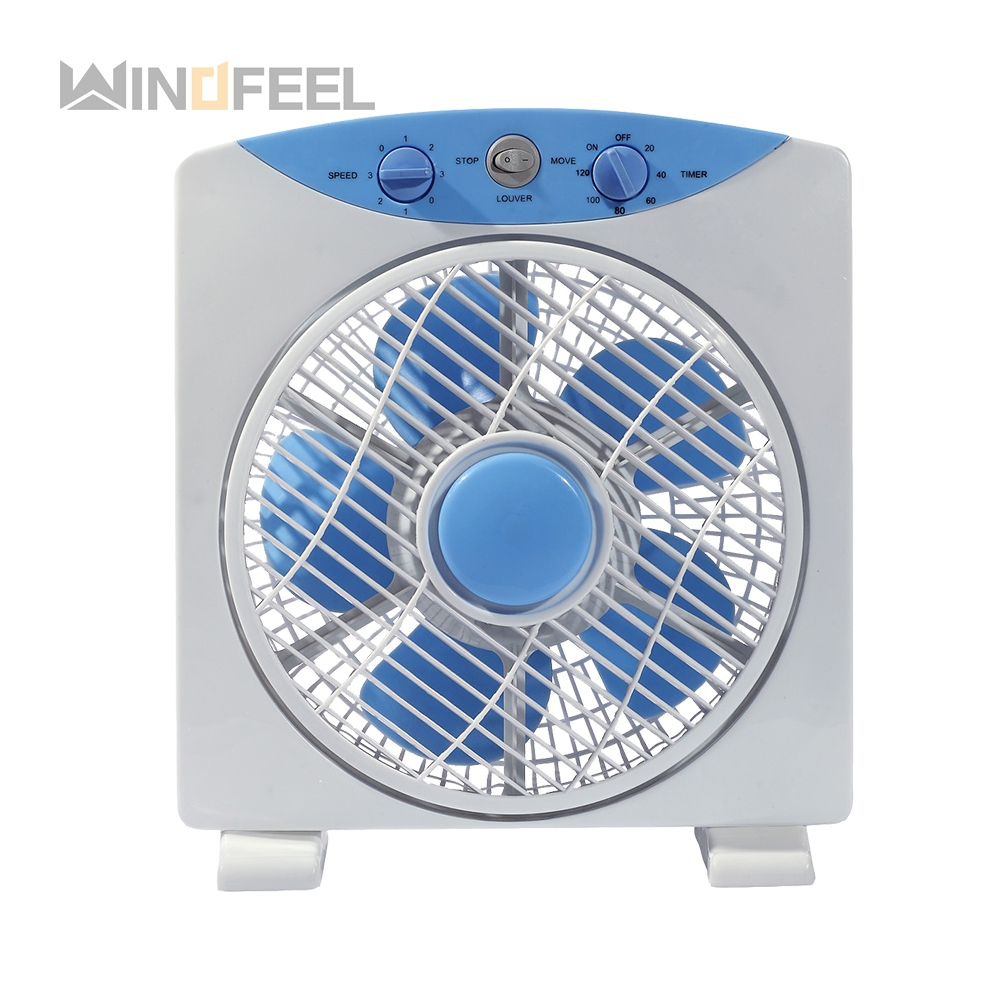 windfeel  Home using customized Plastic 5 Blades acoustic 12 inch box fan