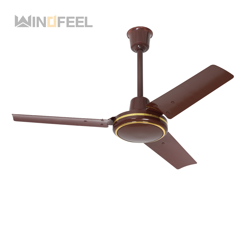 windfeel Nordic style Modern Metal Blades Ceiling Fan with 3 speed regulator 36 Inch ceiling fan