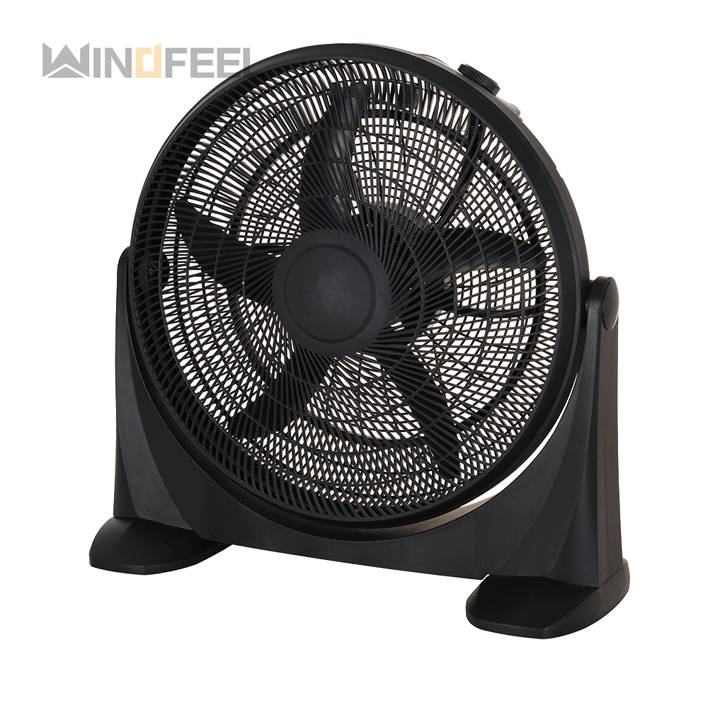 windfeel High Velocity 20 inch Plastic Electronic Powerful Cooling Air Commercial box Floor fan